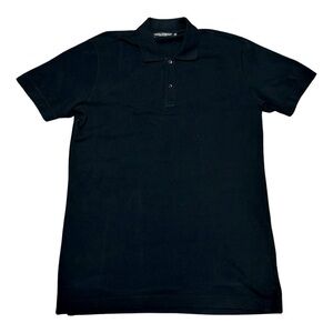 Dolce & Gabbana men’s black 2 button polo shirt size 52